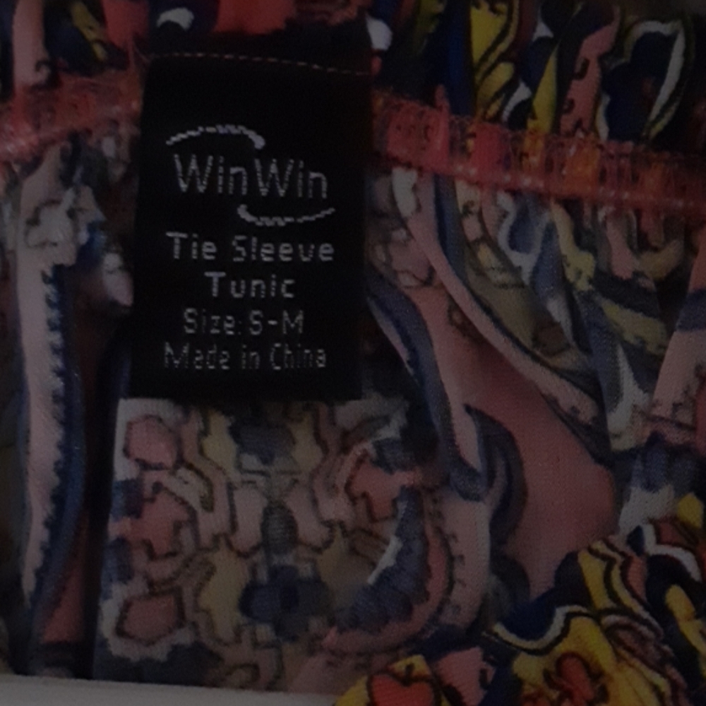 Win win brand sleeve tunic shirt